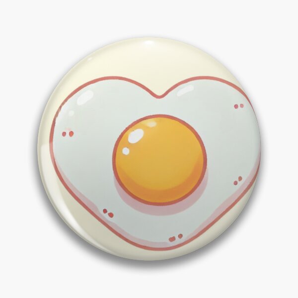 Item preview, Egg Love - Cute Heart Fried Egg Art designed and sold by MuseAI.