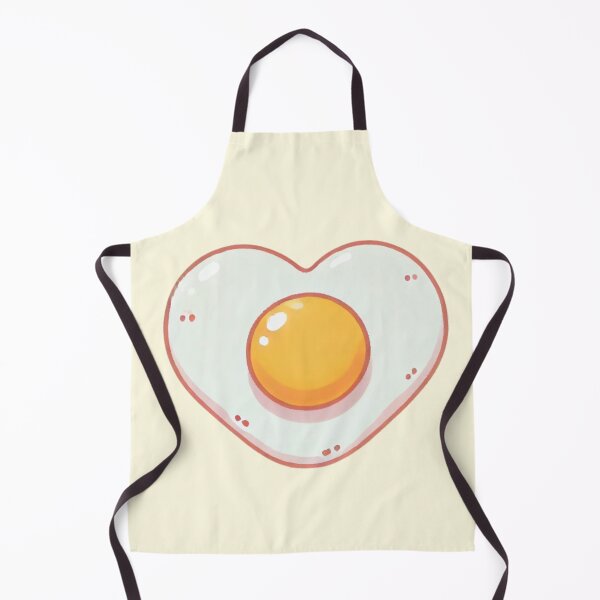 Item preview, Egg Love - Cute Heart Fried Egg Art designed and sold by MuseAI.