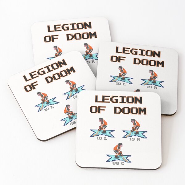 Item preview, 8bit hockey Legion of Doom designed and sold by Pop, Culture and Stuff.
