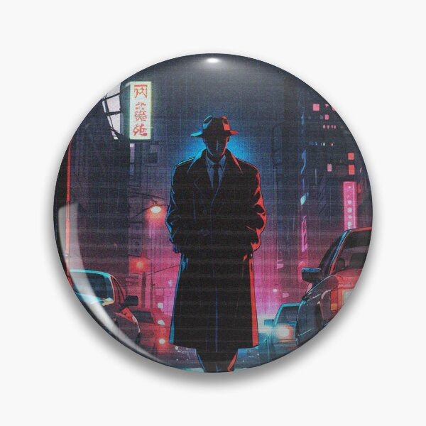Item preview, Neon Streets – Noir Detective Chronicles designed and sold by RetroRebootShop.