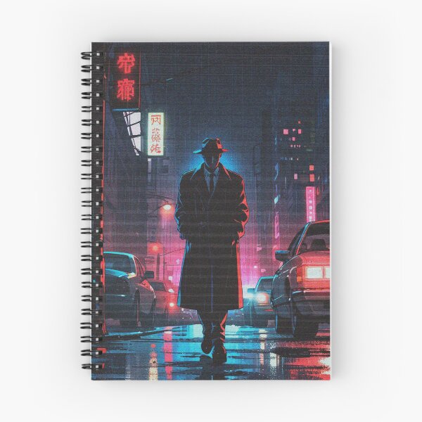 Item preview, Neon Streets – Noir Detective Chronicles designed and sold by RetroRebootShop.