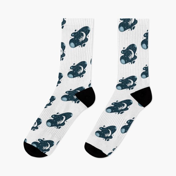 Item preview, Modern Trendy Funny Astronaut Sitting on a Swing Space Moon Stars designed and sold by SOUFIANE1991.