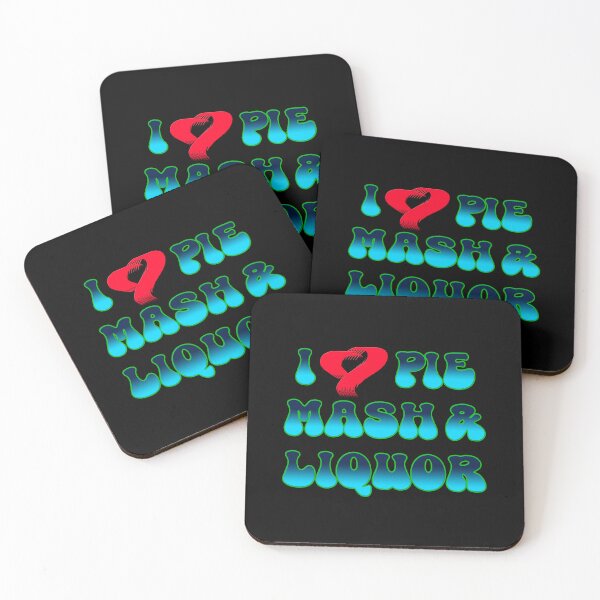 Item preview, I Love Traditional London Pie, Mash & Liquor V11a designed and sold by RetrospectUK.