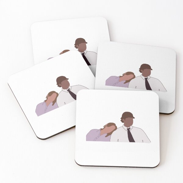 Item preview, Jim and Pam designed and sold by delmarvastickers.