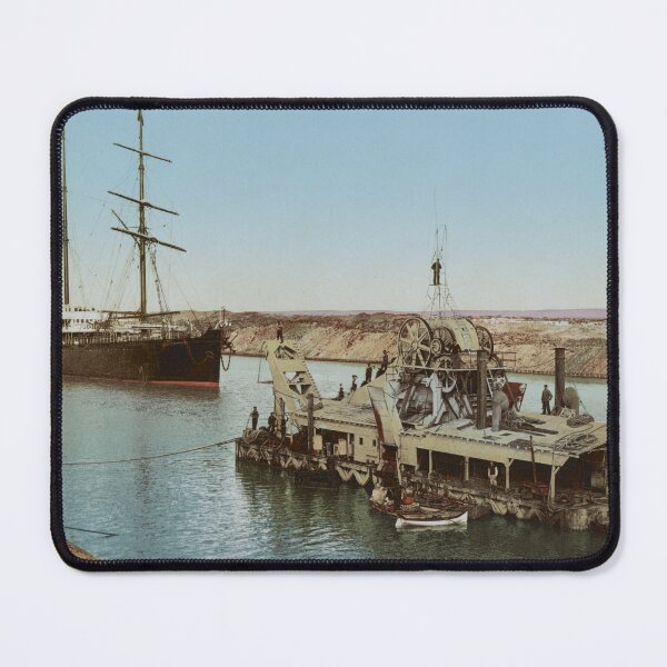 Item preview, Ships in the Suez Canal designed and sold by 19th Century in Color.