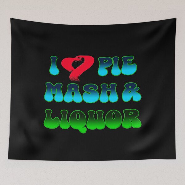 Item preview, I Love Traditional London Pie, Mash & Liquor V12a designed and sold by RetrospectUK.