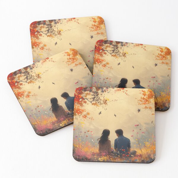Item preview, Golden Hour Romance: A Love Story in Bloom designed and sold by ArtVibeCo.
