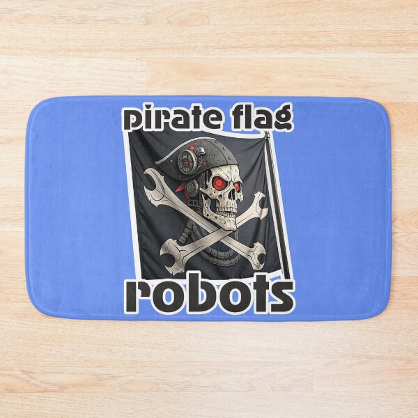 Item preview, pirate flag robots designed and sold by alexandr-art.