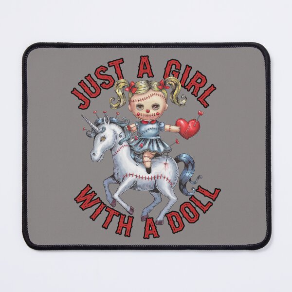 Item preview, “Just a girl with a doll!!!”… the “Vaudou!!!” collection designed and sold by Songedete.