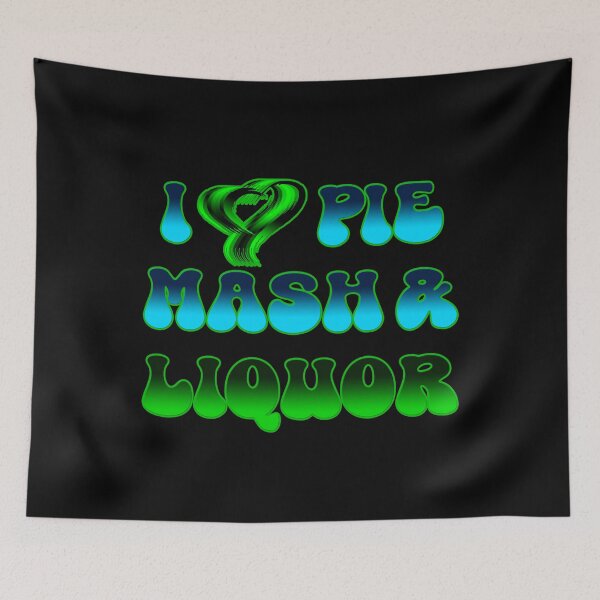 Item preview, I Love Traditional London Pie, Mash & Liquor V14a designed and sold by RetrospectUK.