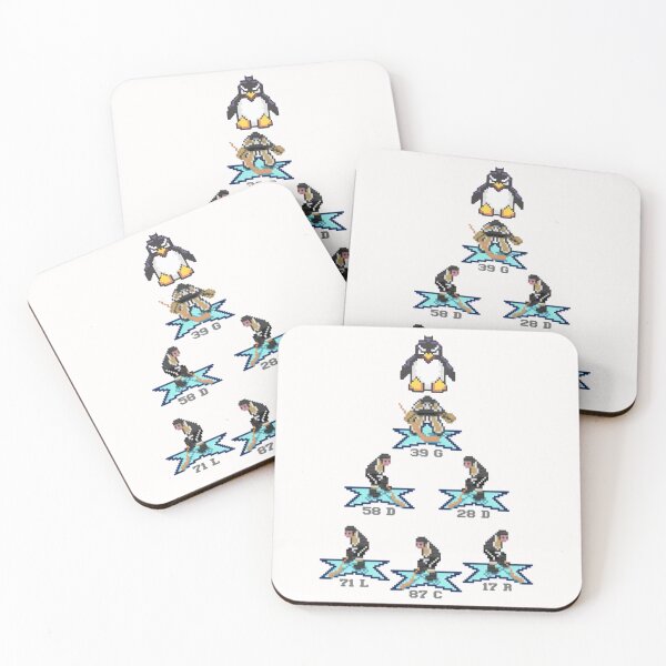 Item preview, 8bit hockey Penguins Current designed and sold by Pop, Culture and Stuff.