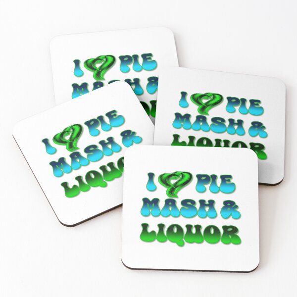 Item preview, I Love Traditional London Pie, Mash & Liquor V14b designed and sold by RetrospectUK.
