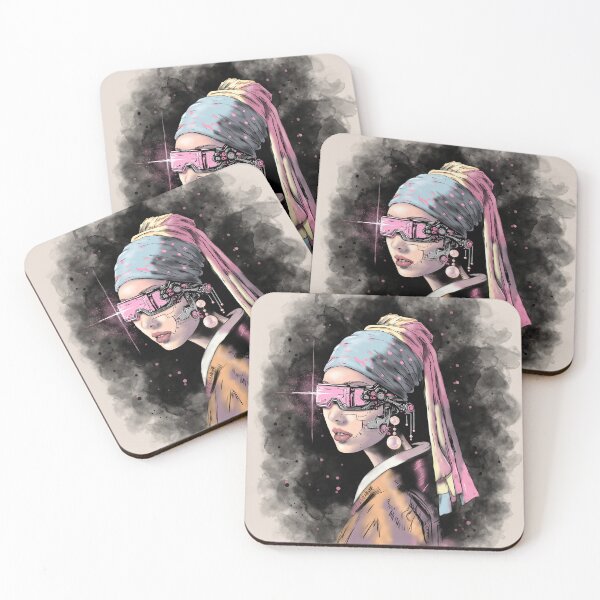 Item preview, Cyber-Girl with a Pearl Earring designed and sold by HRSCreates.