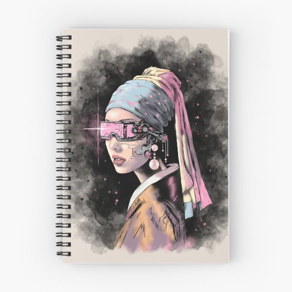Item preview, Cyber-Girl with a Pearl Earring designed and sold by HRSCreates.