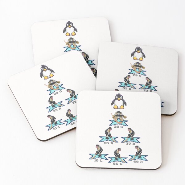 Item preview, 8bit hockey Penguins Legends designed and sold by Pop, Culture and Stuff.