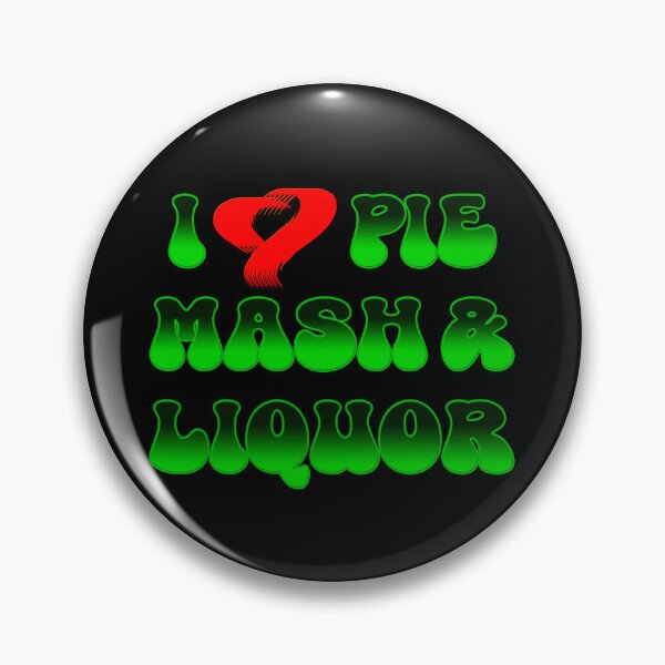Item preview, I Love Traditional London Pie, Mash & Liquor V15a designed and sold by RetrospectUK.