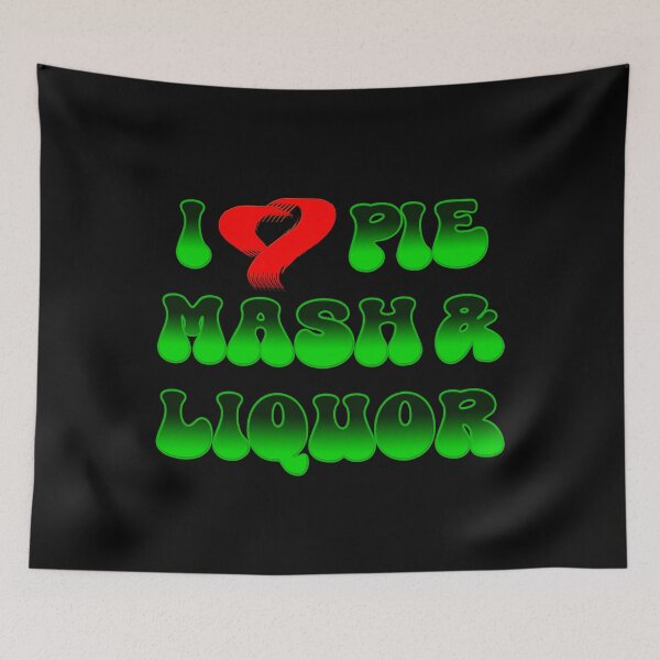 Item preview, I Love Traditional London Pie, Mash & Liquor V15a designed and sold by RetrospectUK.