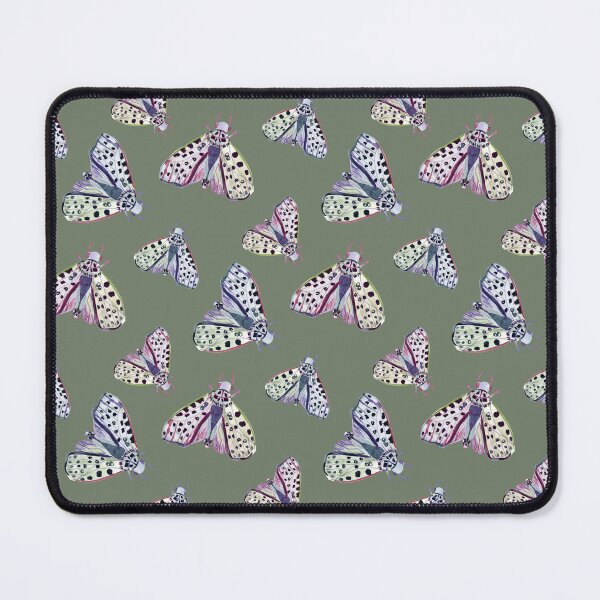 Item preview, Colorful Delicate Watercolor Moths - Garden Green designed and sold by JasmineGDesigns.