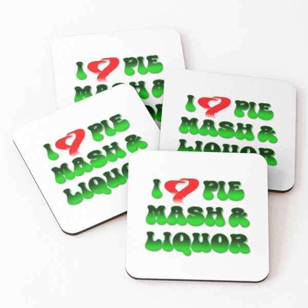 Item preview, I Love Traditional London Pie, Mash & Liquor V15b designed and sold by RetrospectUK.
