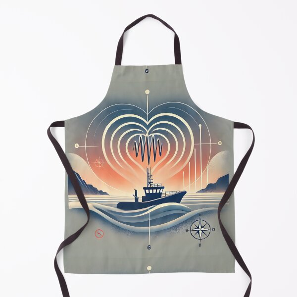 Item preview, Love is in the survey boat designed and sold by RG-ArtDesign.
