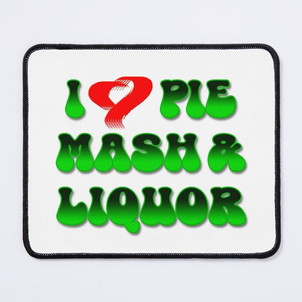 Item preview, I Love Traditional London Pie, Mash & Liquor V15b designed and sold by RetrospectUK.