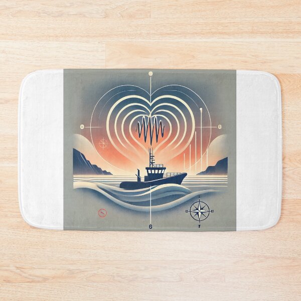 Item preview, Love is in the survey boat designed and sold by RG-ArtDesign.