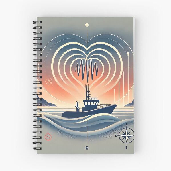Item preview, Love is in the survey boat designed and sold by RG-ArtDesign.