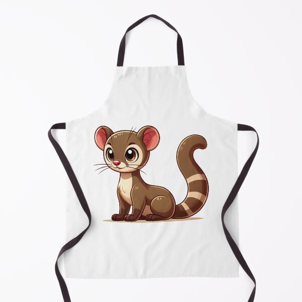 Item preview, Cute Cartoon Mongoose with Striped Tail designed and sold by cave-canvas.