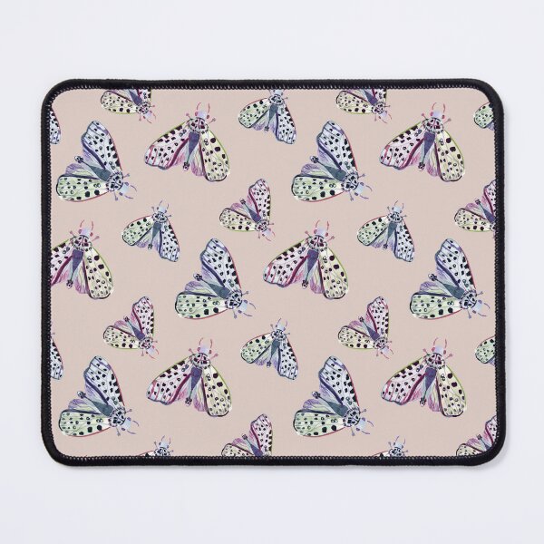 Item preview, Colorful Delicate Watercolor Moths - Dusty Pink designed and sold by JasmineGDesigns.