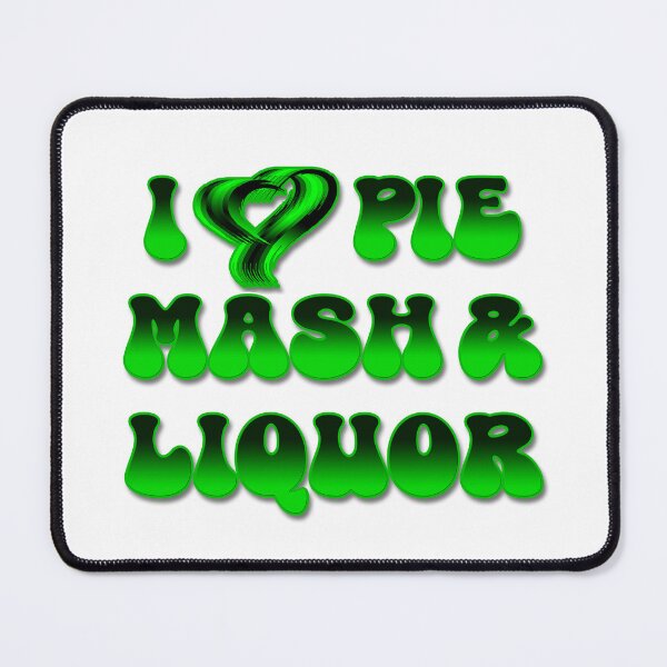 Item preview, I Love Traditional London Pie, Mash & Liquor V16b designed and sold by RetrospectUK.