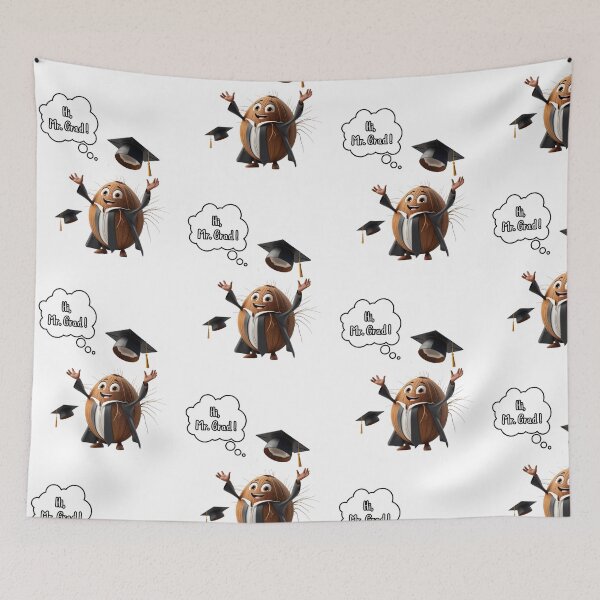 Item preview, Hi,  Mr. Grad ! Gradnut (Graduation + Coconut) designed and sold by TasteTicker.