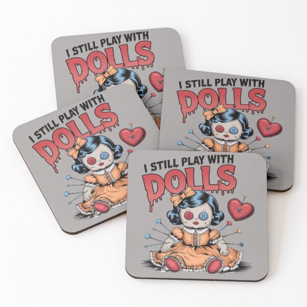 Aperçu de l'œuvre " I still play with dolls !!! " ... la collection " Vaudou !!! " créée et vendue par Songedete.