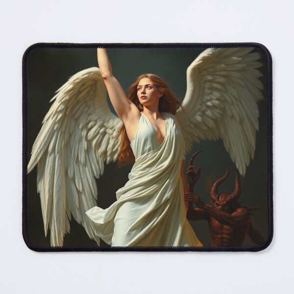 Item preview, Avenging Angel from Heaven painting classical artwork designed and sold by Vintage Designs +.