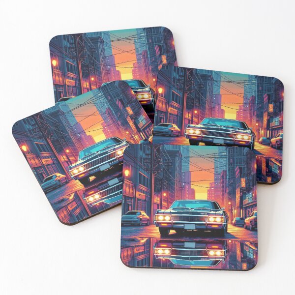 Item preview, Retro Pixel Car designed and sold by MixtaGraphics.