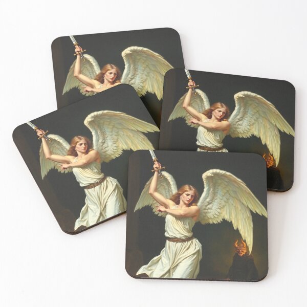 Item preview,  Avenging Angel from Heaven painting classical artwork designed and sold by Vintage Designs +.