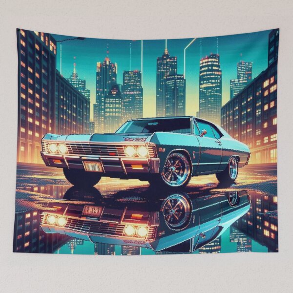Item preview, Retro Pixel Car designed and sold by MixtaGraphics.