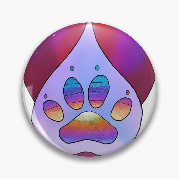 Item preview, Missing My Pup Paw Print Sticker designed and sold by 4funseasons.