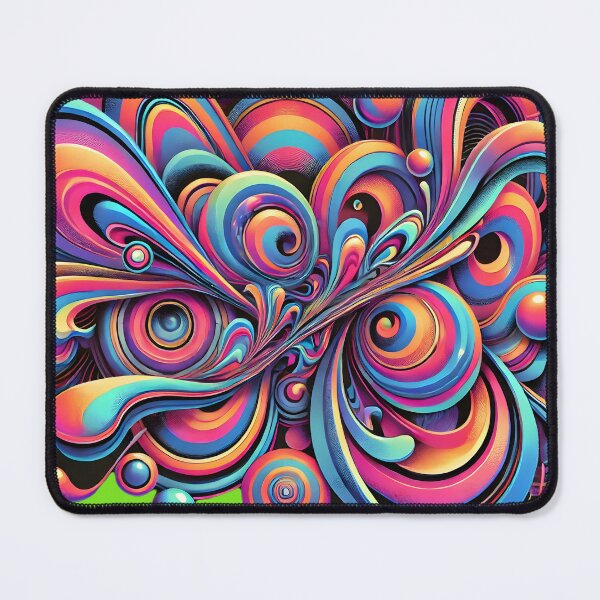 Item preview, Psychedelic Swirl Explosion – Trippy Abstract Art designed and sold by ANIARTONLINE.