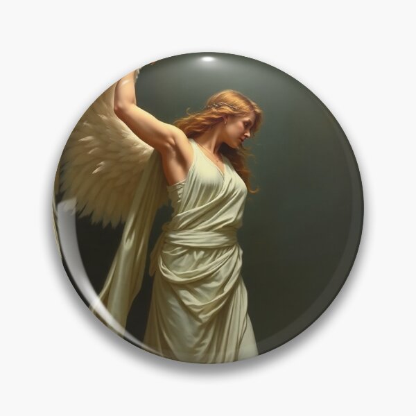 Item preview, Avenging Angel from Heaven painting classical artwork designed and sold by Vintage Designs +.