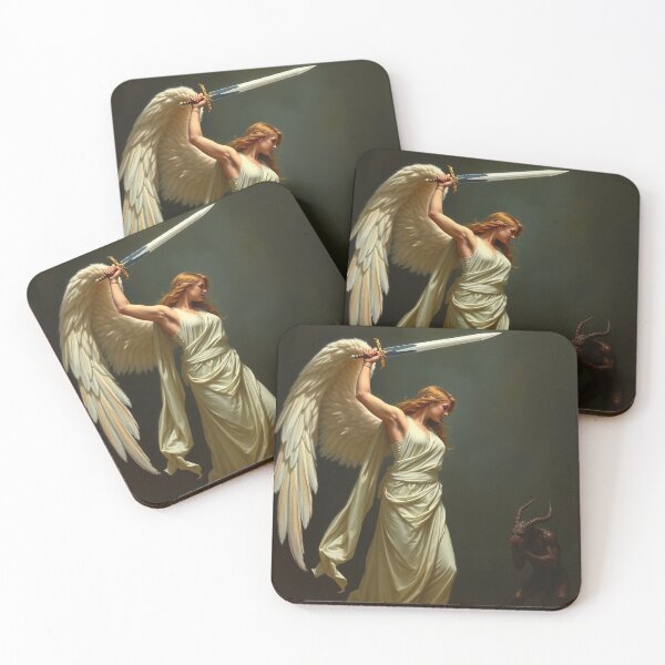 Item preview,  Avenging Angel from Heaven painting classical artwork designed and sold by Vintage Designs +.