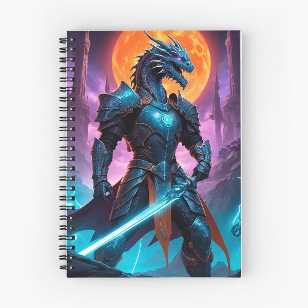 Item preview, Neon Dragon: Rise of the Steel Warriors designed and sold by Rockuanna.