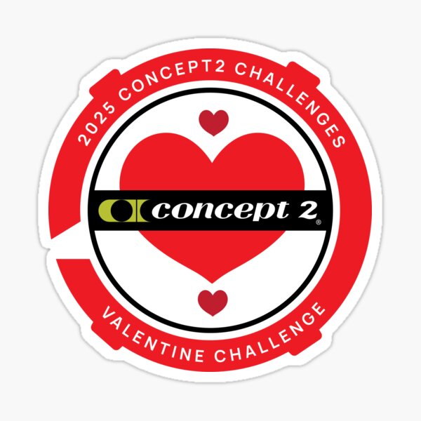 Artikel-Vorschau von 2025 Concept2 Valentinstag-Challenge, designt und verkauft von concept2inc.