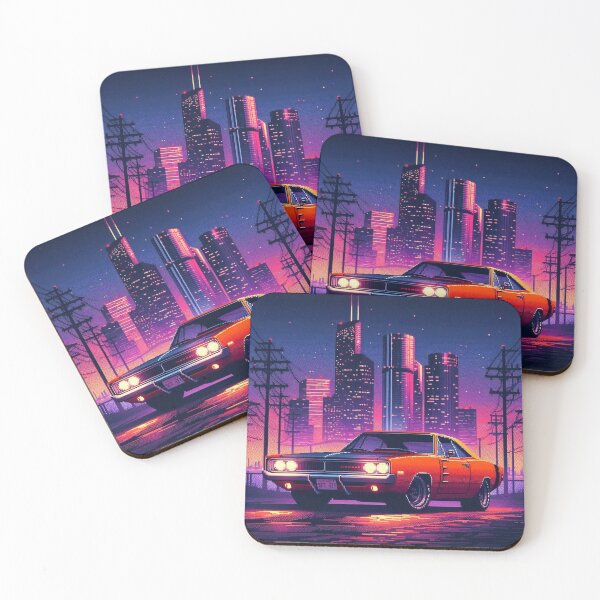 Item preview, Retro Pixel Car designed and sold by MixtaGraphics.