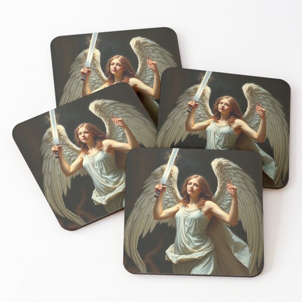 Item preview,  Avenging Angel from Heaven painting classical artwork designed and sold by Vintage Designs +.