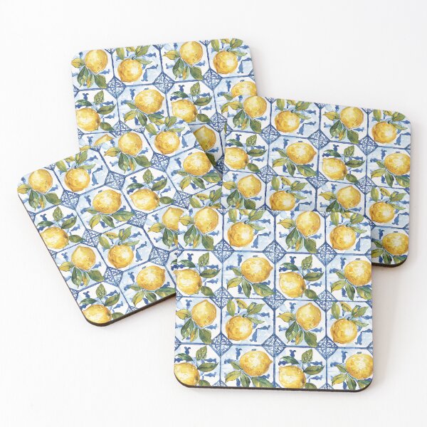 Item preview, Lemon Fresco Seamless Tiled Pattern designed and sold by SpiritedArtwork.