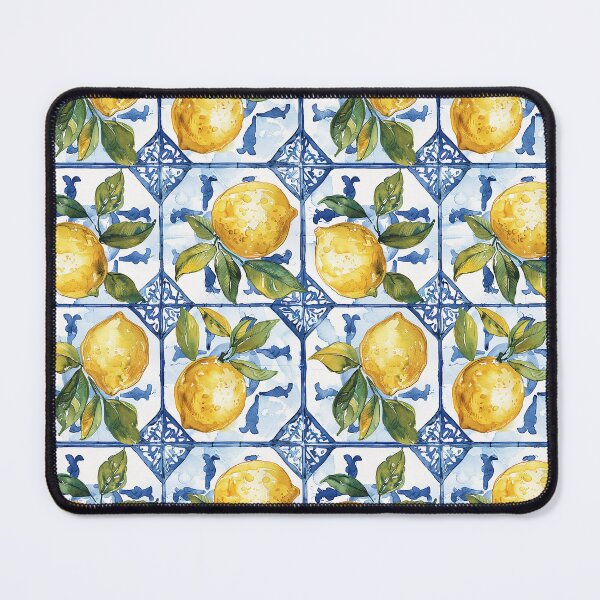 Item preview, Lemon Fresco Seamless Tiled Pattern designed and sold by SpiritedArtwork.