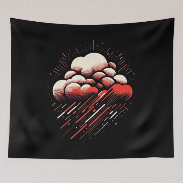 Item preview, Red Rain Clouds designed and sold by R-market.