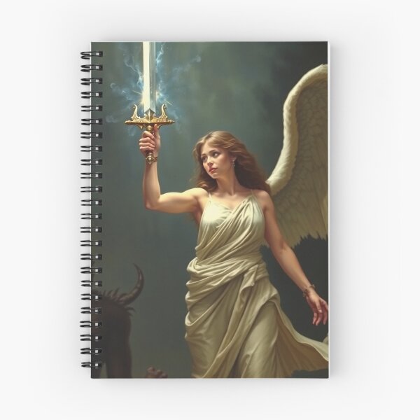 Item preview,  Avenging Angel from Heaven painting classical artwork designed and sold by Vintage Designs +.