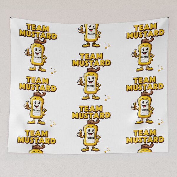 Item preview, Team Mustard – Funny Condiment Lover Design designed and sold by Sarcasm HQ.