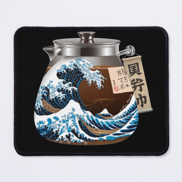 Item preview, The Great Wave Of Coffee Funny Coffee Japanese designed and sold by Kuki-shop.